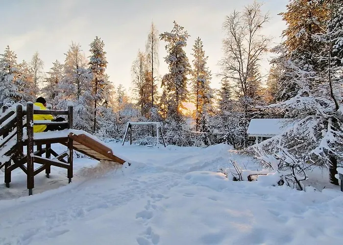 House At The Arctic Circle- Next To Santa Claus *